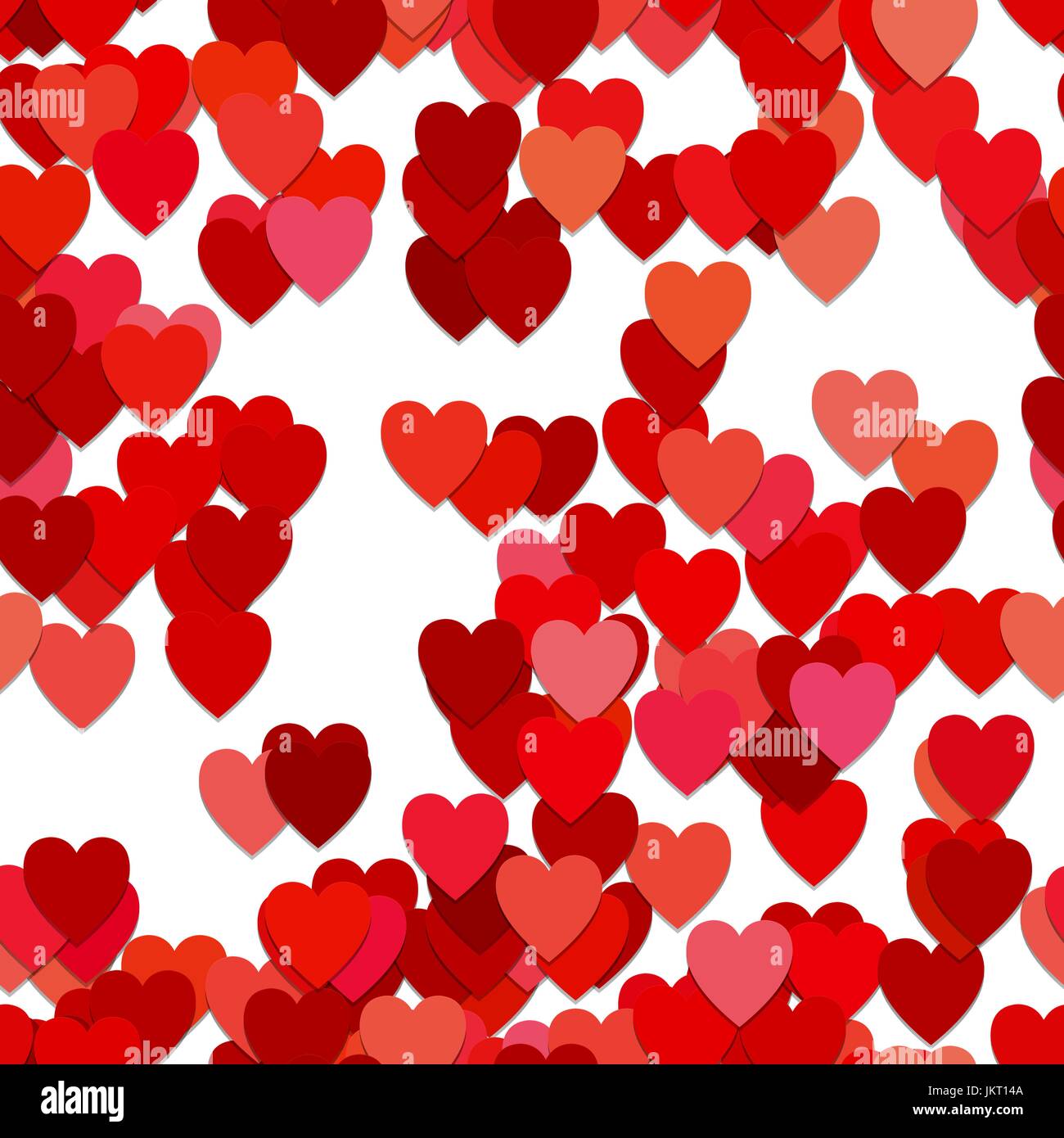 Seamless valentines day background pattern - vector graphic from red ...