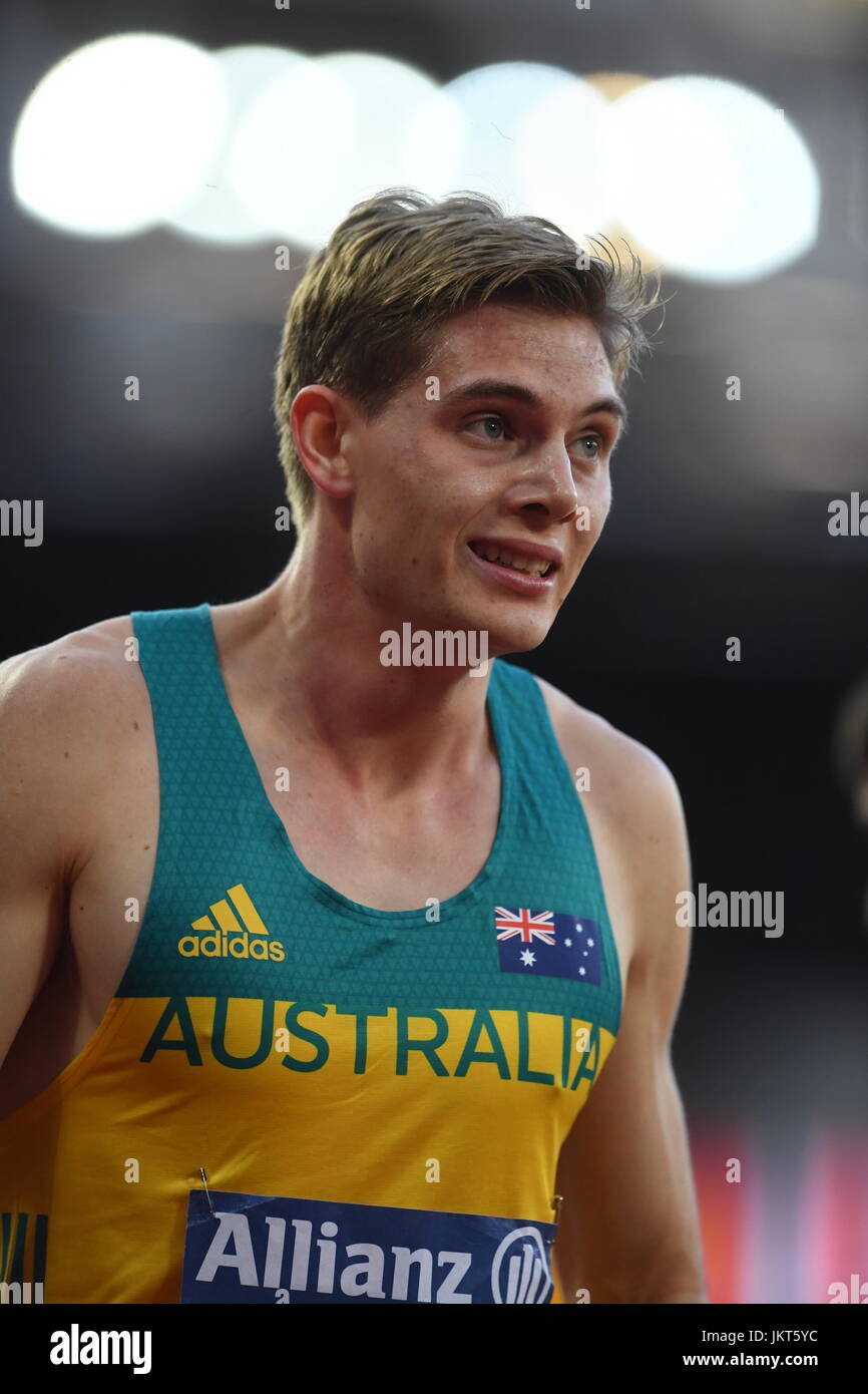 Australia's James Turner after winning the Men's 400m T36 Final Stock