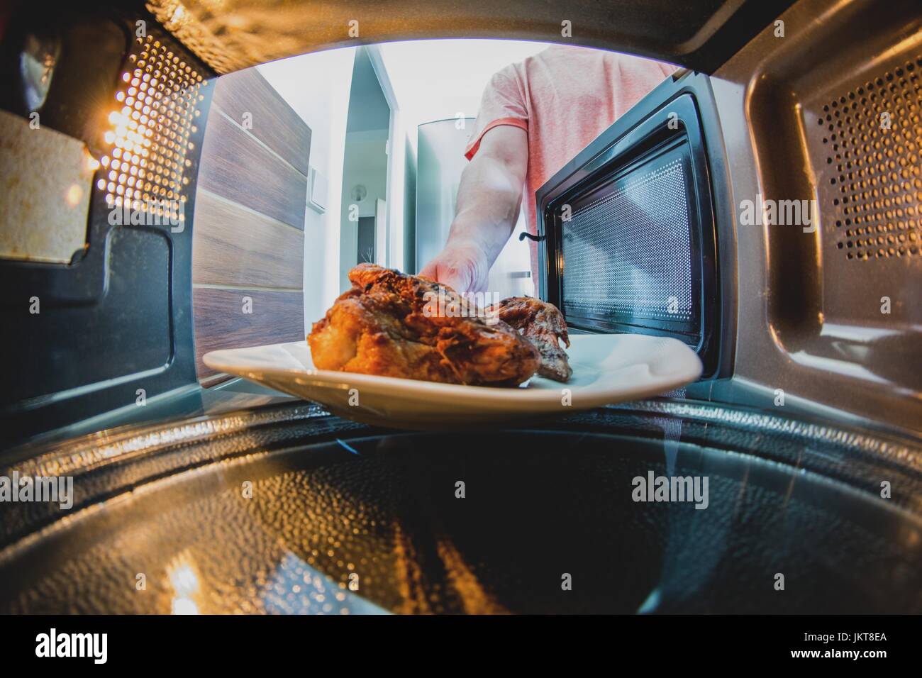 Grilled chicken microwave sales