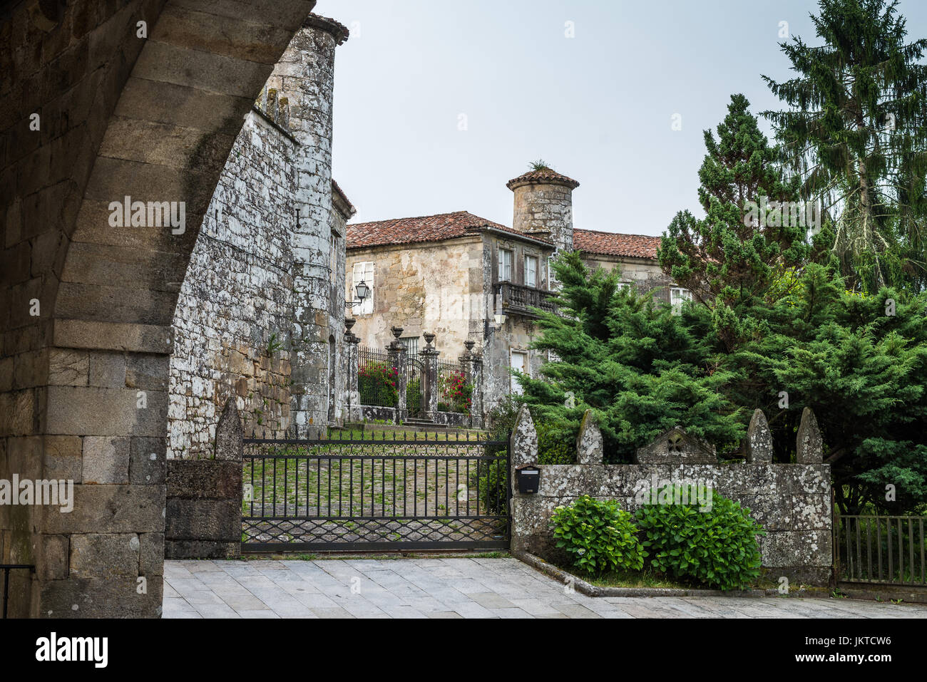 Pazo de Cotón, Negreira. La Coruña province, Galicia, Spain Stock Photo