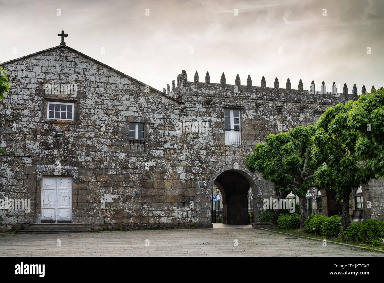 Pazo de Cotón, Negreira. La Coruña province, Galicia, Spain Stock Photo