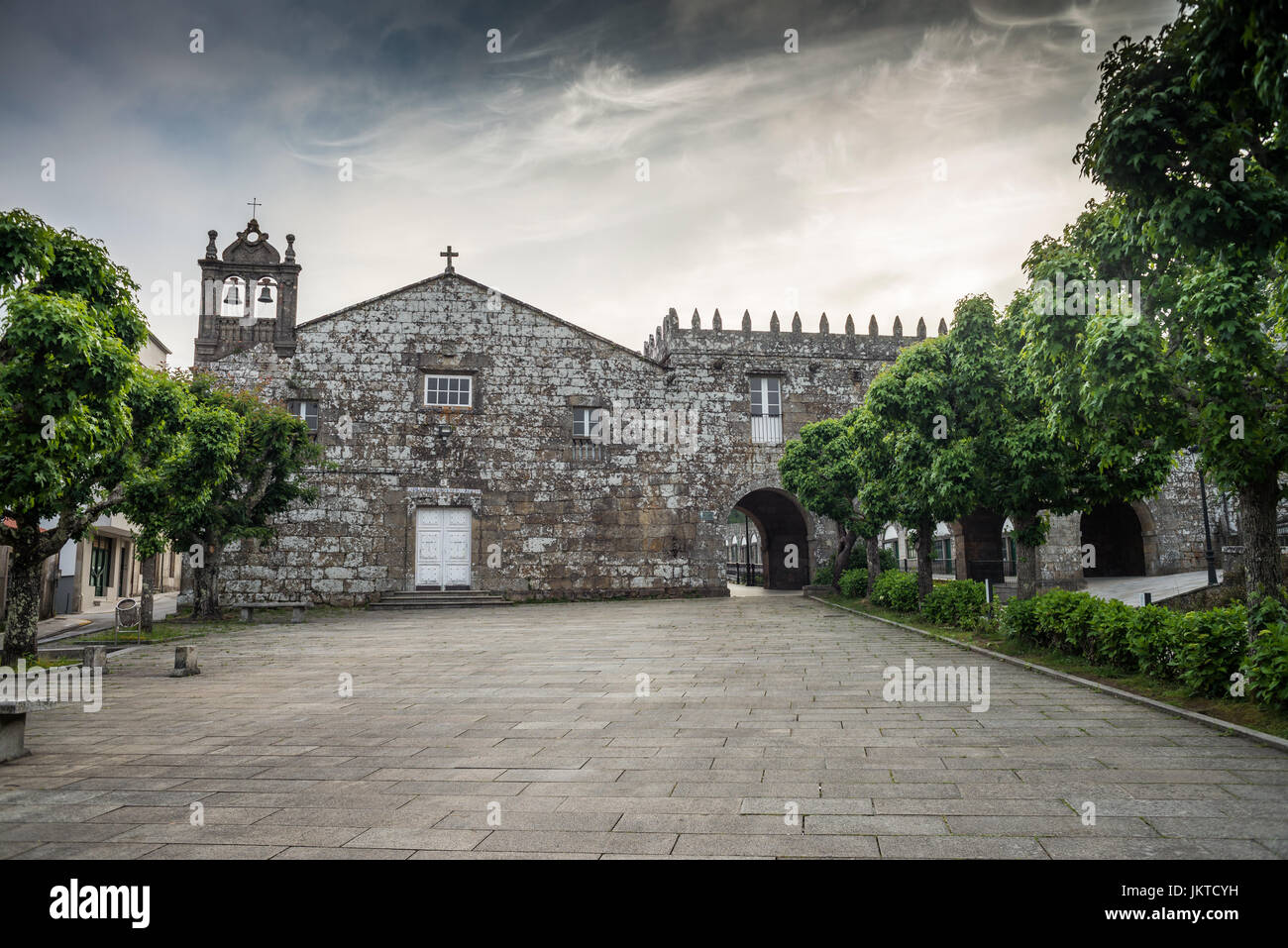 Pazo de Cotón, Negreira. La Coruña province, Galicia, Spain Stock Photo