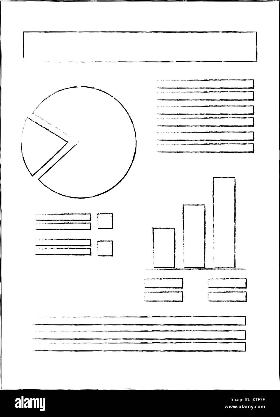 document with Statistical graphs Stock Vector Image & Art - Alamy