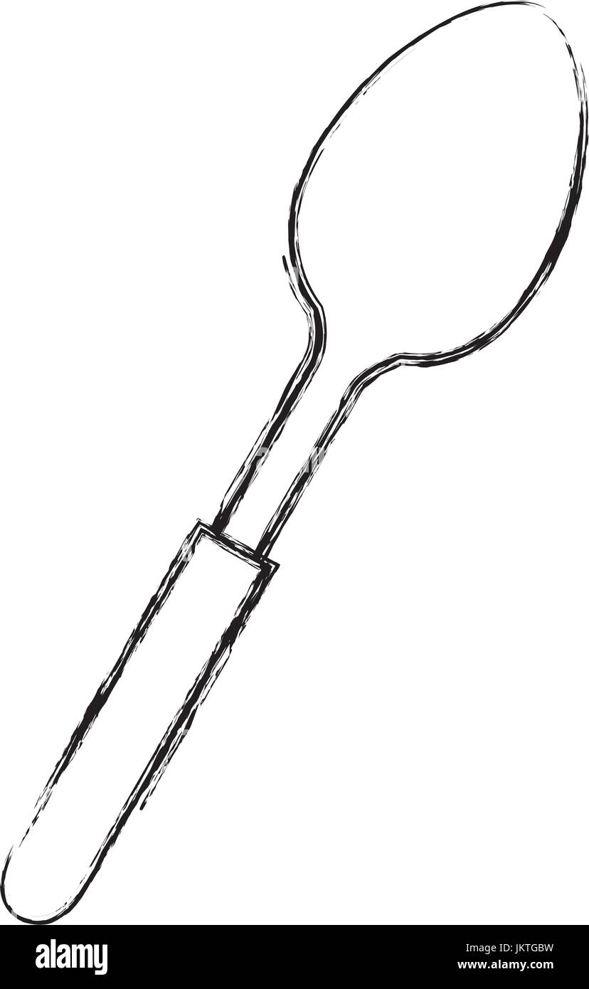 spoon cutlery isolated icon Stock Vector Image & Art - Alamy