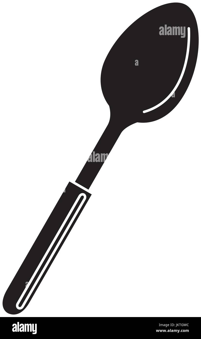 spoon cutlery isolated icon Stock Vector Image & Art - Alamy