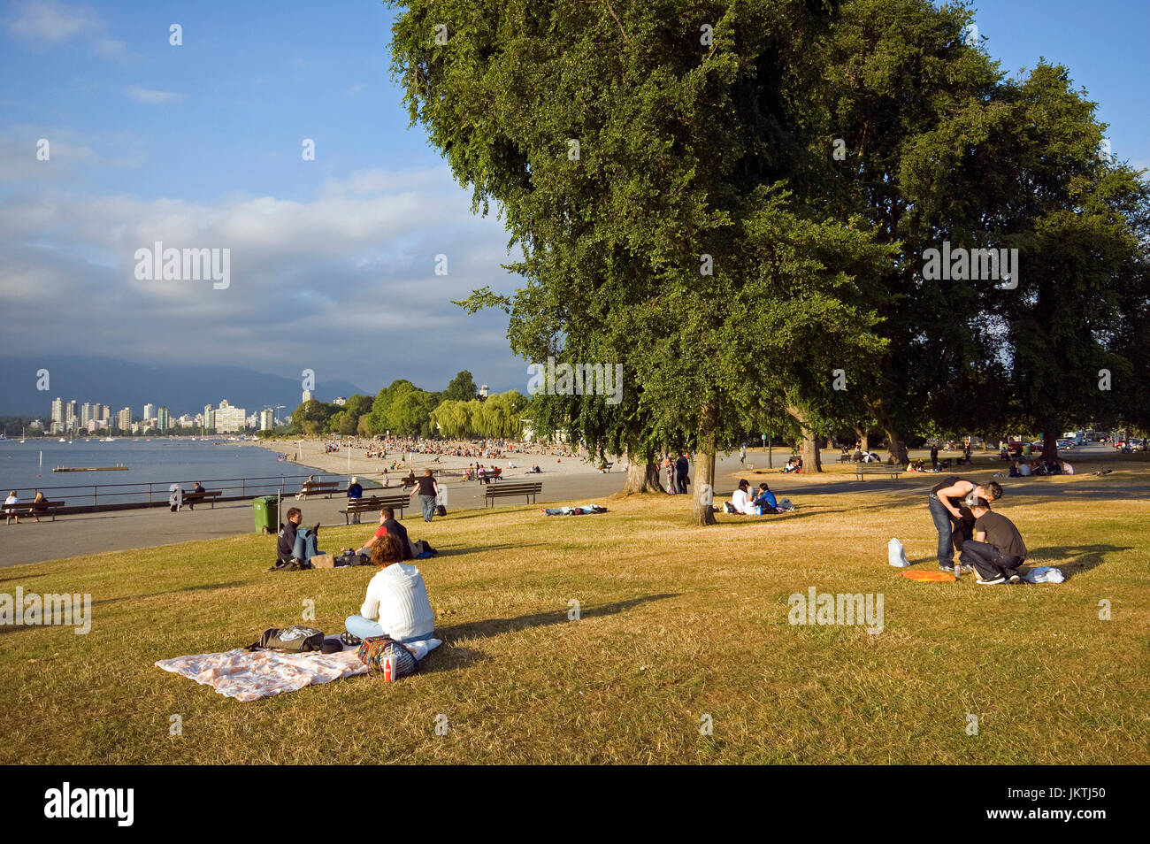 Kitsilano Beach Park, English Bay, Vancouver, British Columbia, Canada