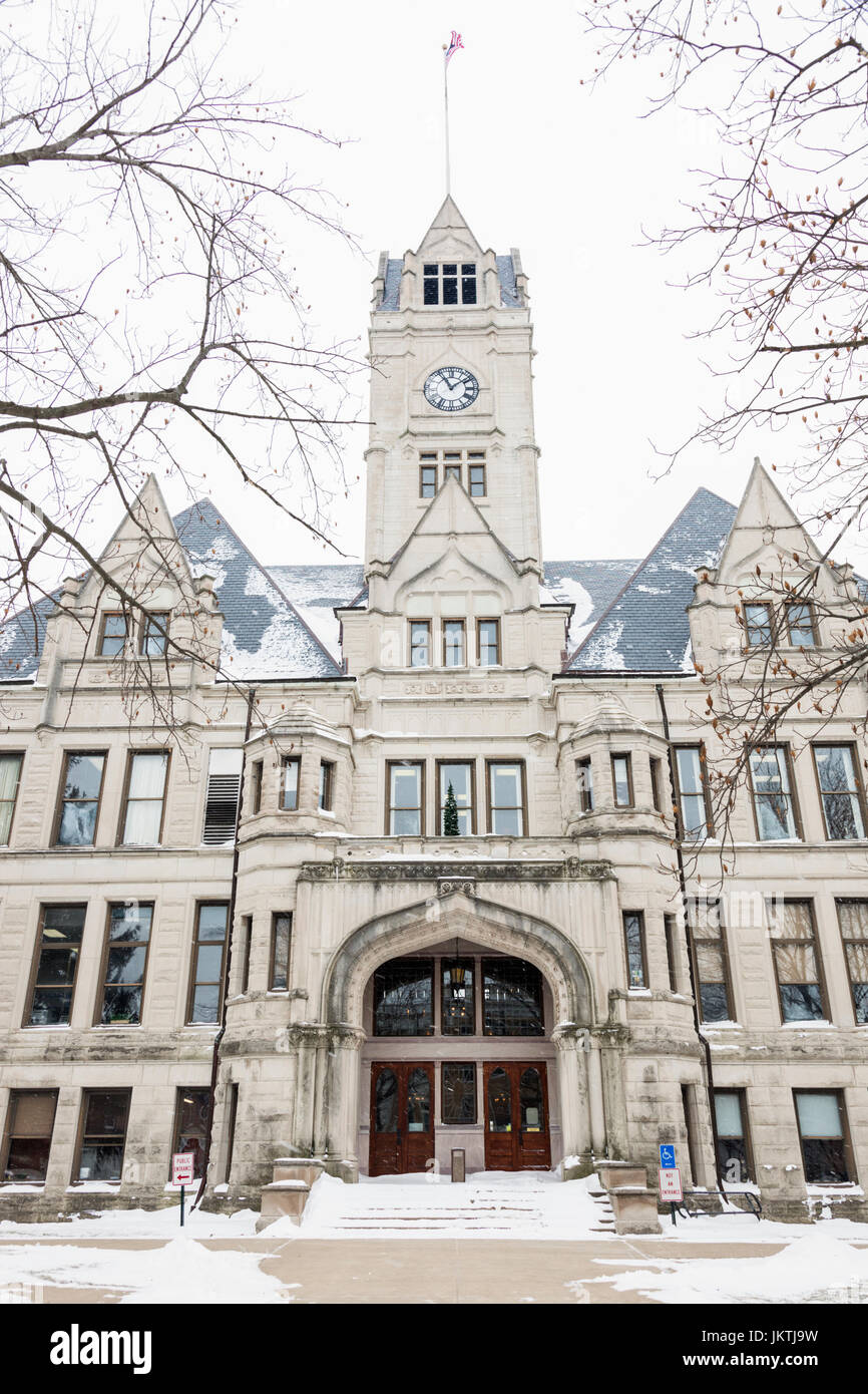 Jasper County Courthouse in Rensselaer, Indiana. Rensselaer, Indiana