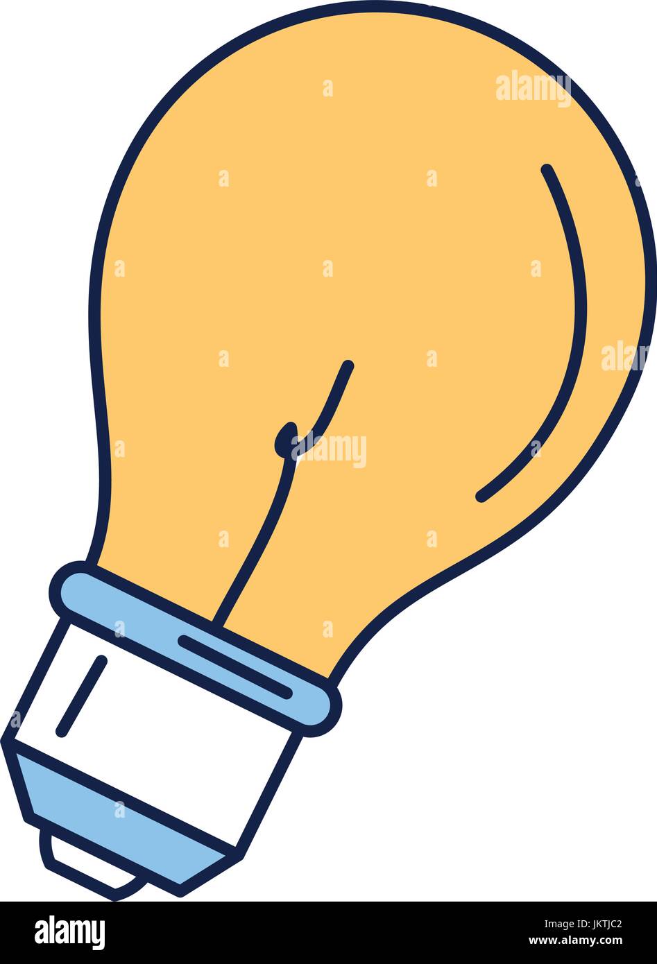 bulb light isolated icon Stock Vector Image & Art - Alamy