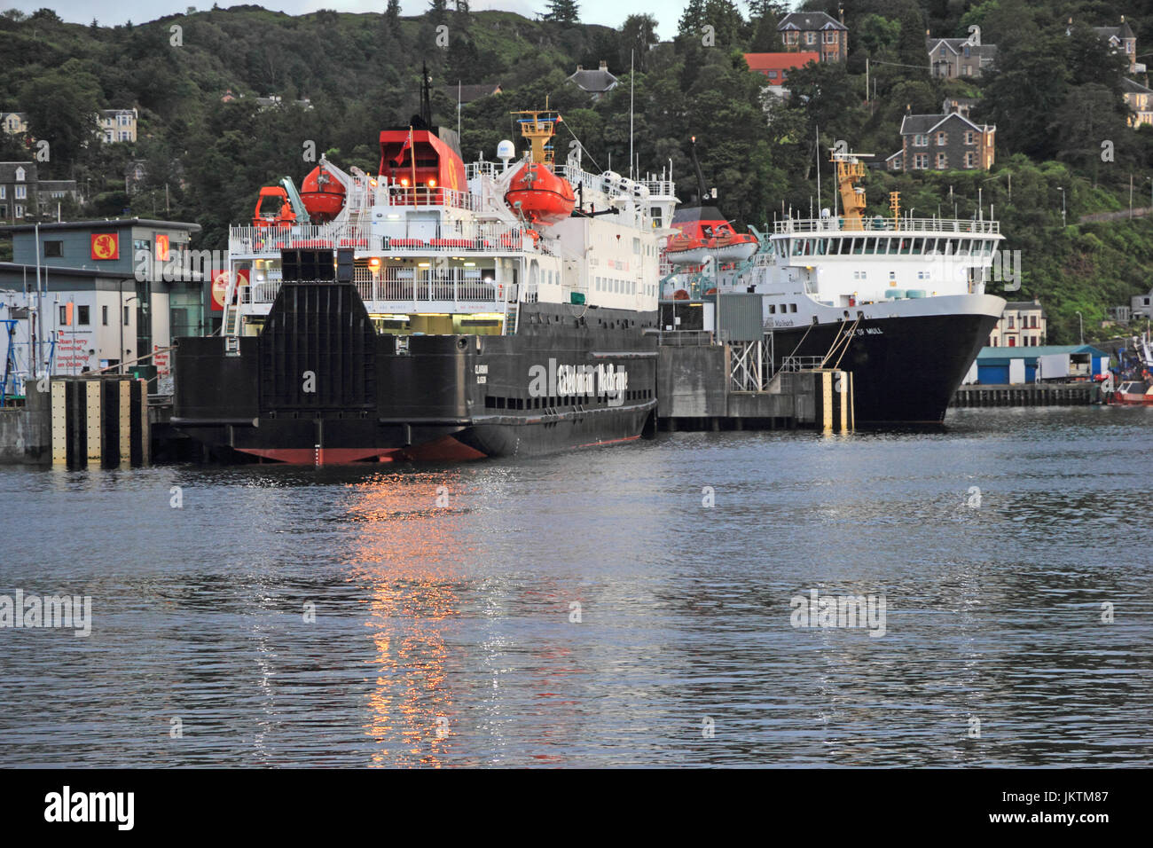 Ferry Terminal, Oban, Scotland Stock Photo