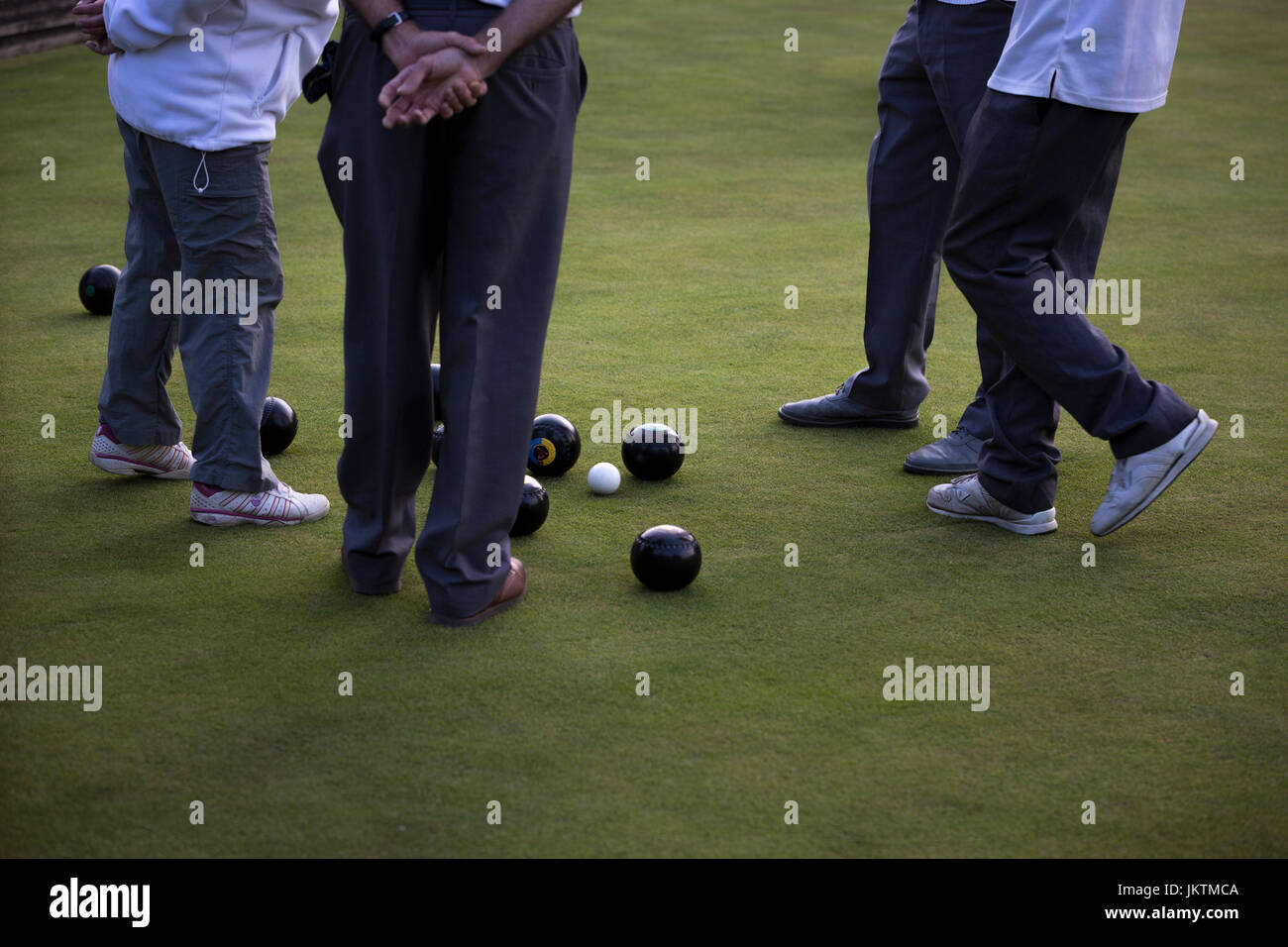Lawn bowls and jack hires stock photography and images Alamy