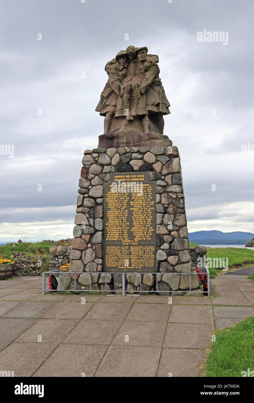 War Memorial, Oban, Argyll & Bute, Scotland Stock Photo