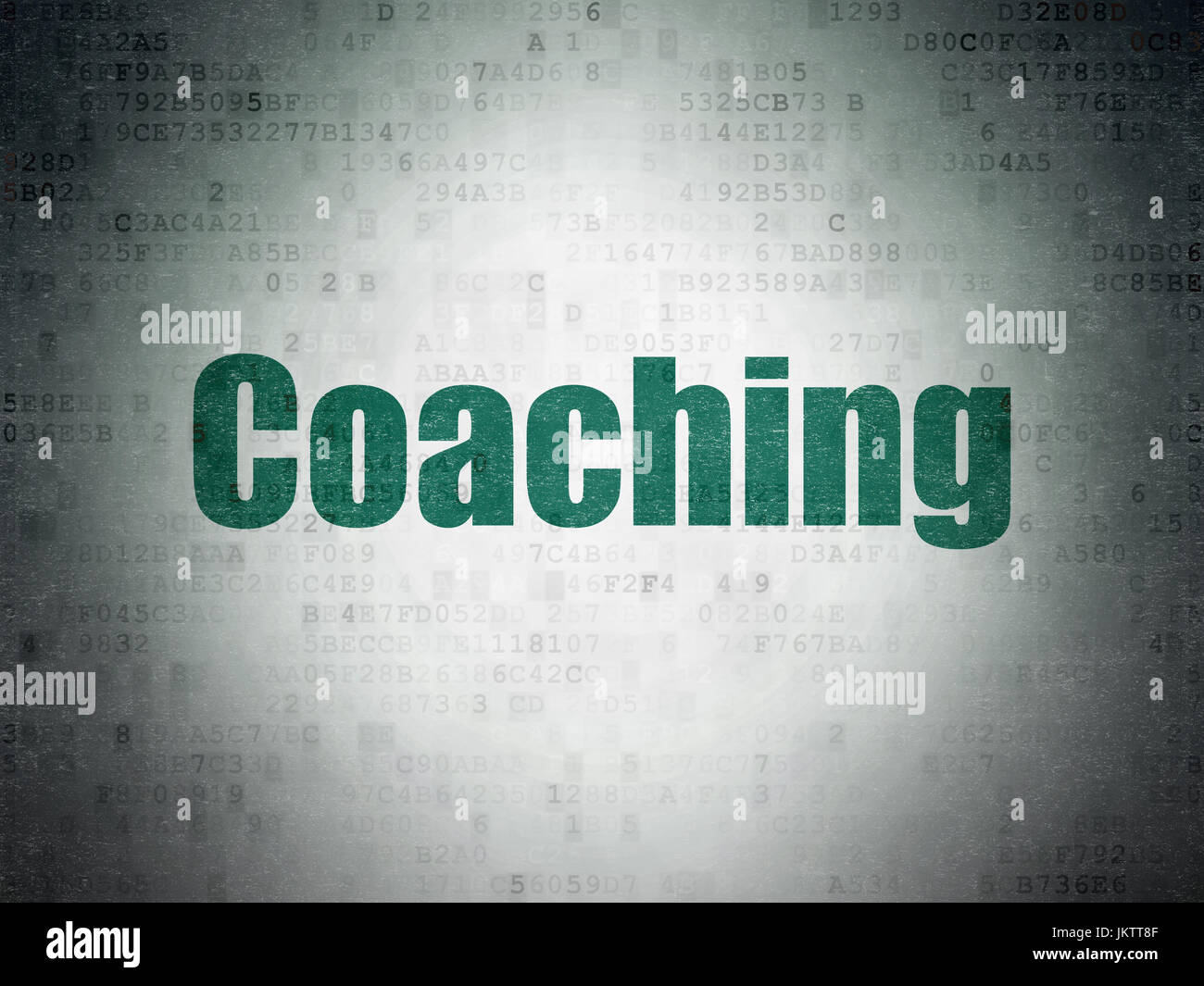 Education concept: Coaching on Digital Data Paper background Stock ...