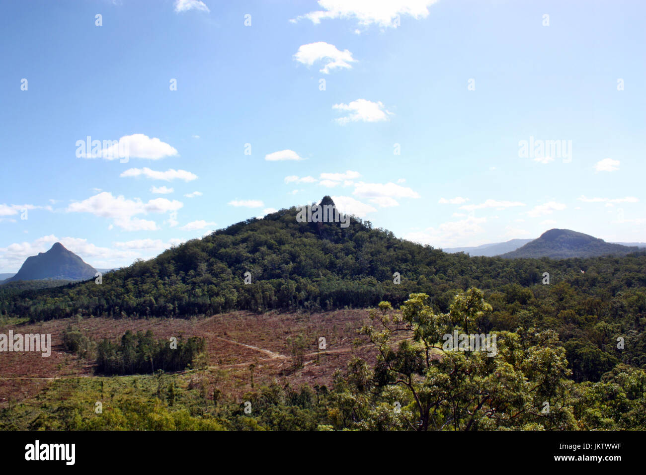 Glass House Mountains, Sunshine Coast, Queensland, Australia Stock Photo Alamy