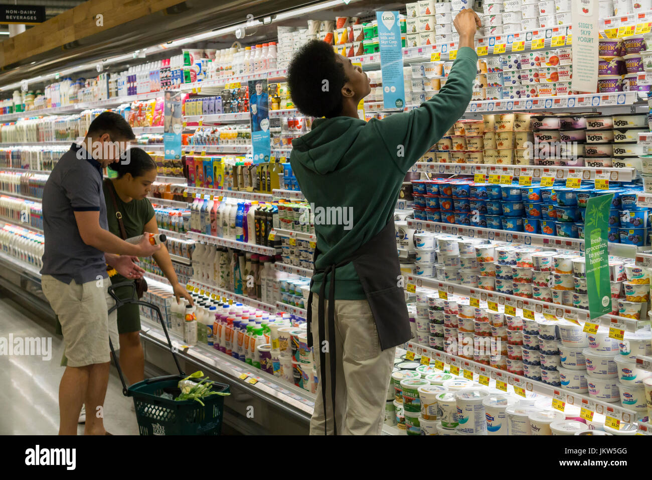 Whole Foods Market Online Store Dairy cooler in the new Whole Foods Market in the Harlem Whole Foods Market Online Store Dairy cooler in the new Whole Foods Market in the Harlem