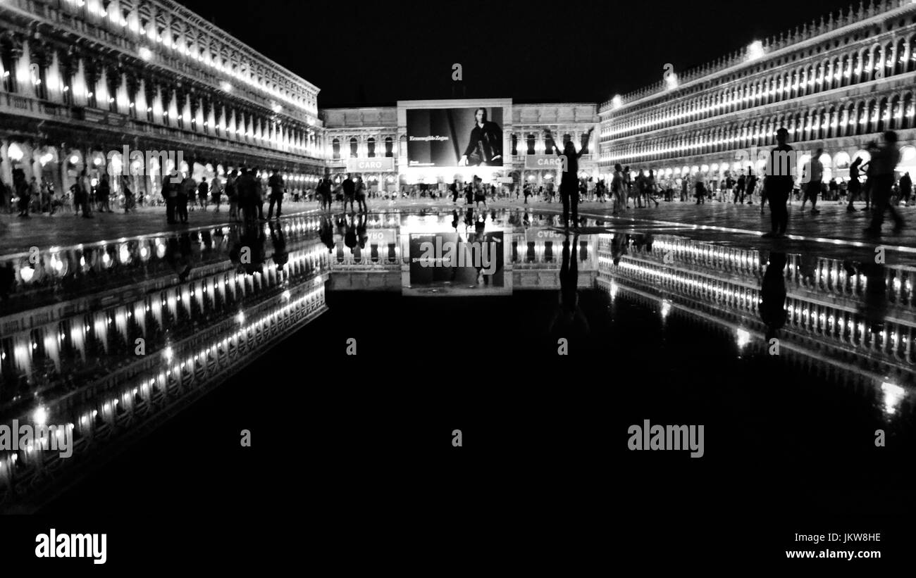 Reflect in Venice, Italy Stock Photo