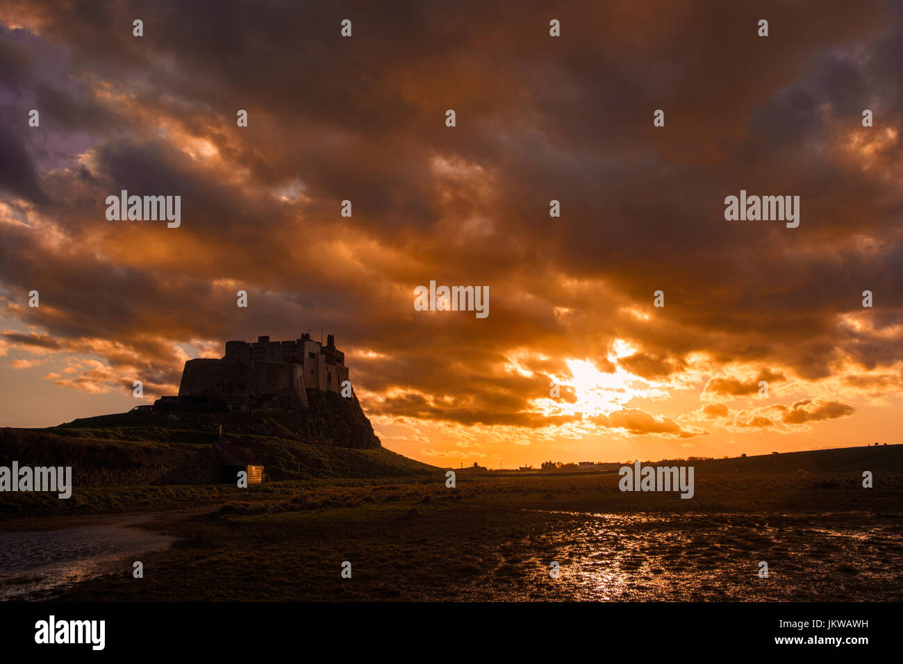 Lindisfarne,Holy island Stock Photo