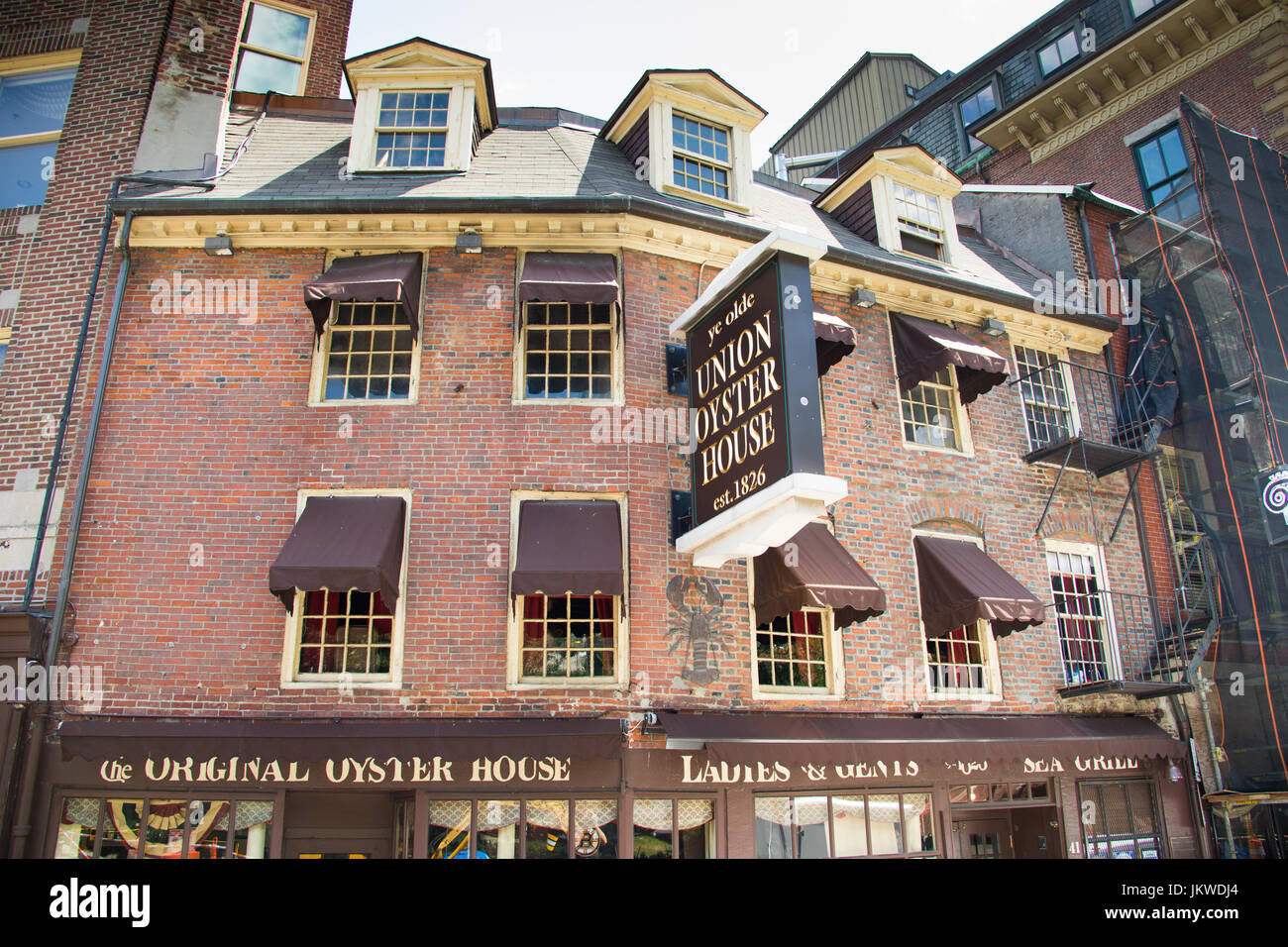 Ye Olde Union Oyster House, Boston, MA, USA Stock Photo