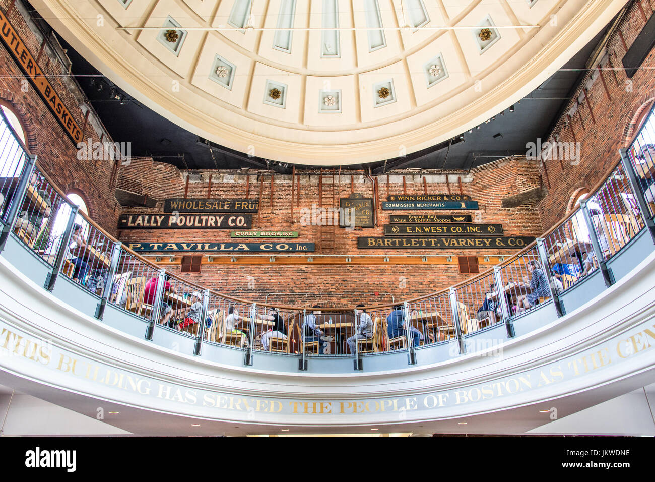 Quincy Market, Boston MA, USA Stock Photo