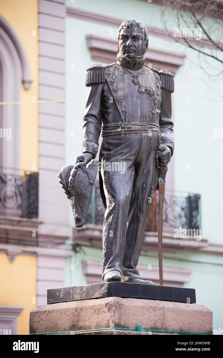 Statue of General Antonio De Leon, Park Alameda De Leon and Zocalo
