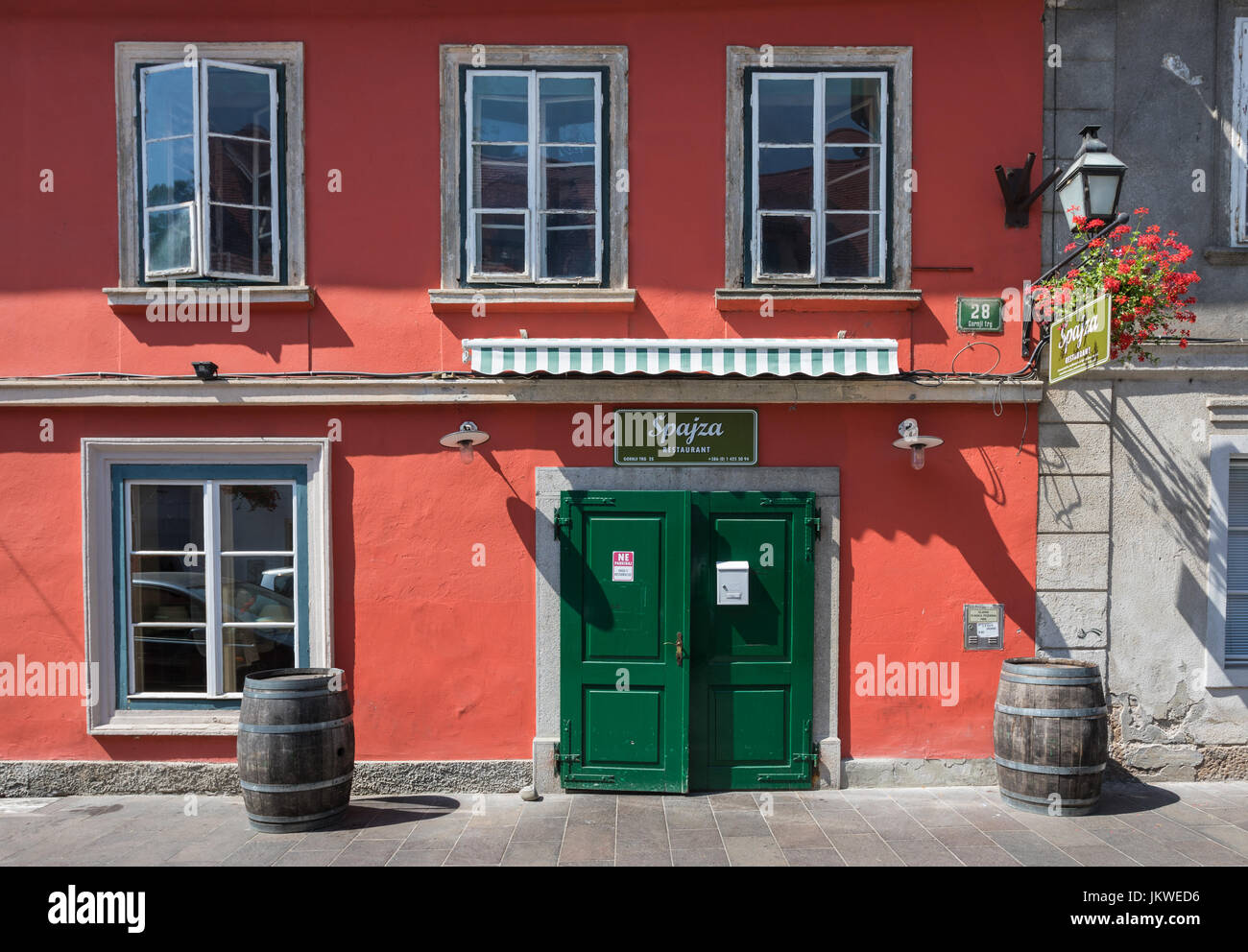 Spajza restaurant, Ljubljana, Slovenia Stock Photo Alamy