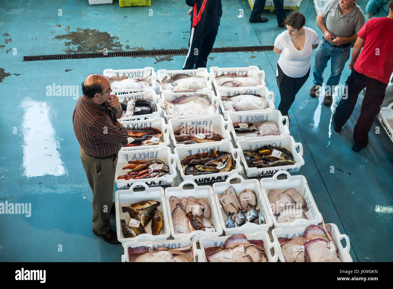 Coruna spain fish market hi-res stock photography and images - Alamy