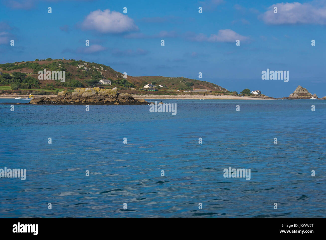 Scilly Isles Computer Background Isles of Scilly, Cornwall, England Stock Photo - Alamy