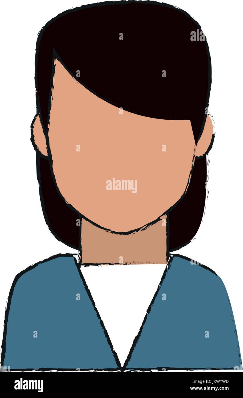 Photo caricature woman Stock Vector Images - Alamy