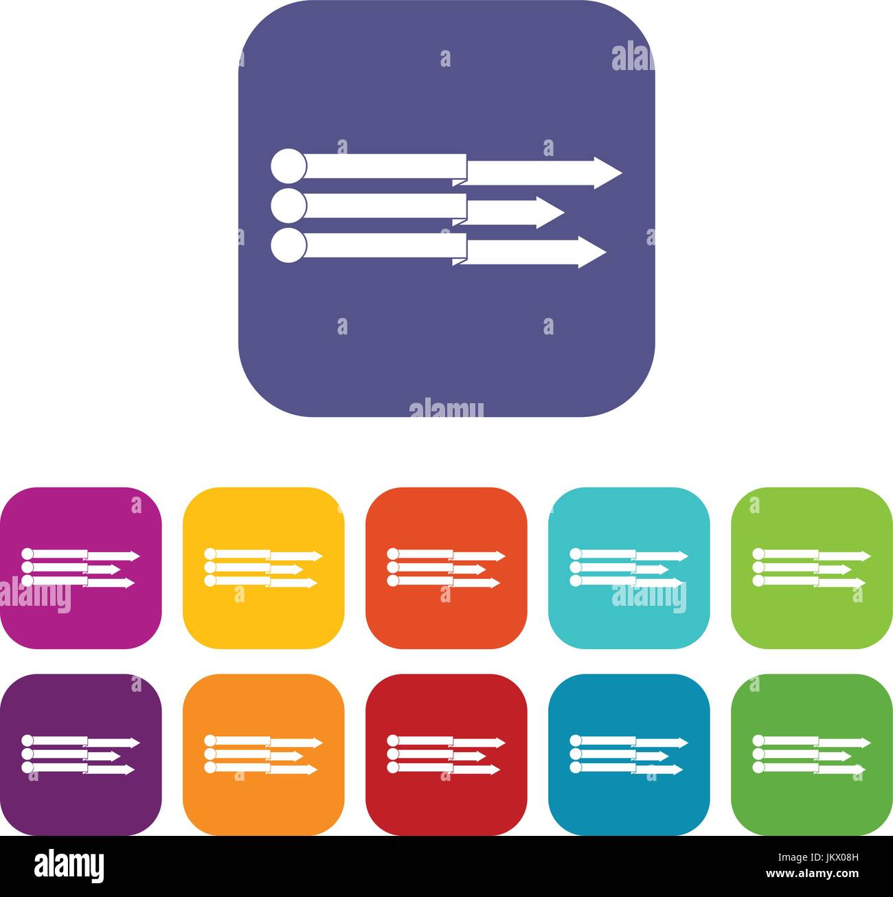 Infographic arrows icons set Stock Vector Image & Art - Alamy