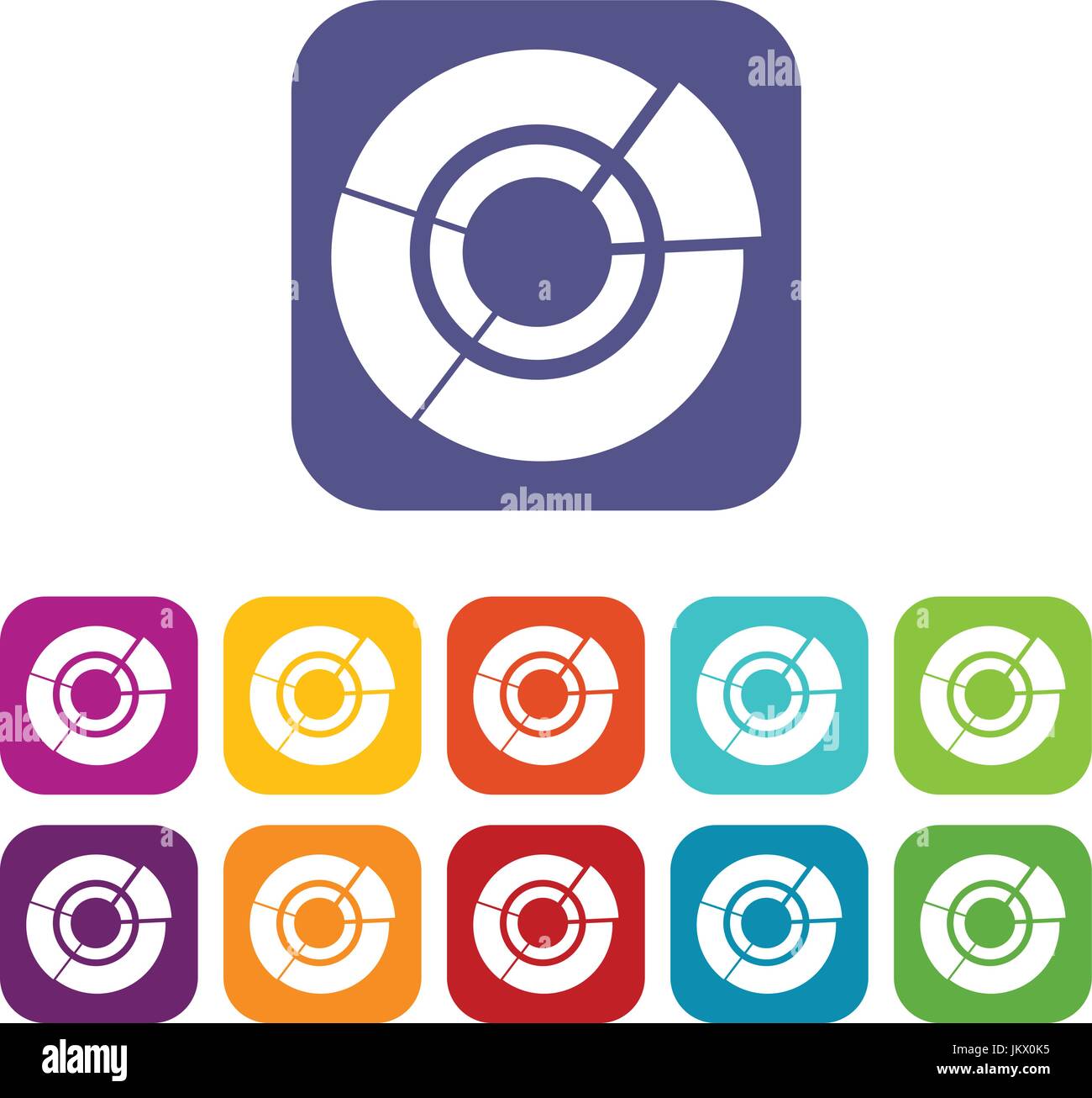 Pie chart for infographic icons set Stock Vector Image & Art - Alamy