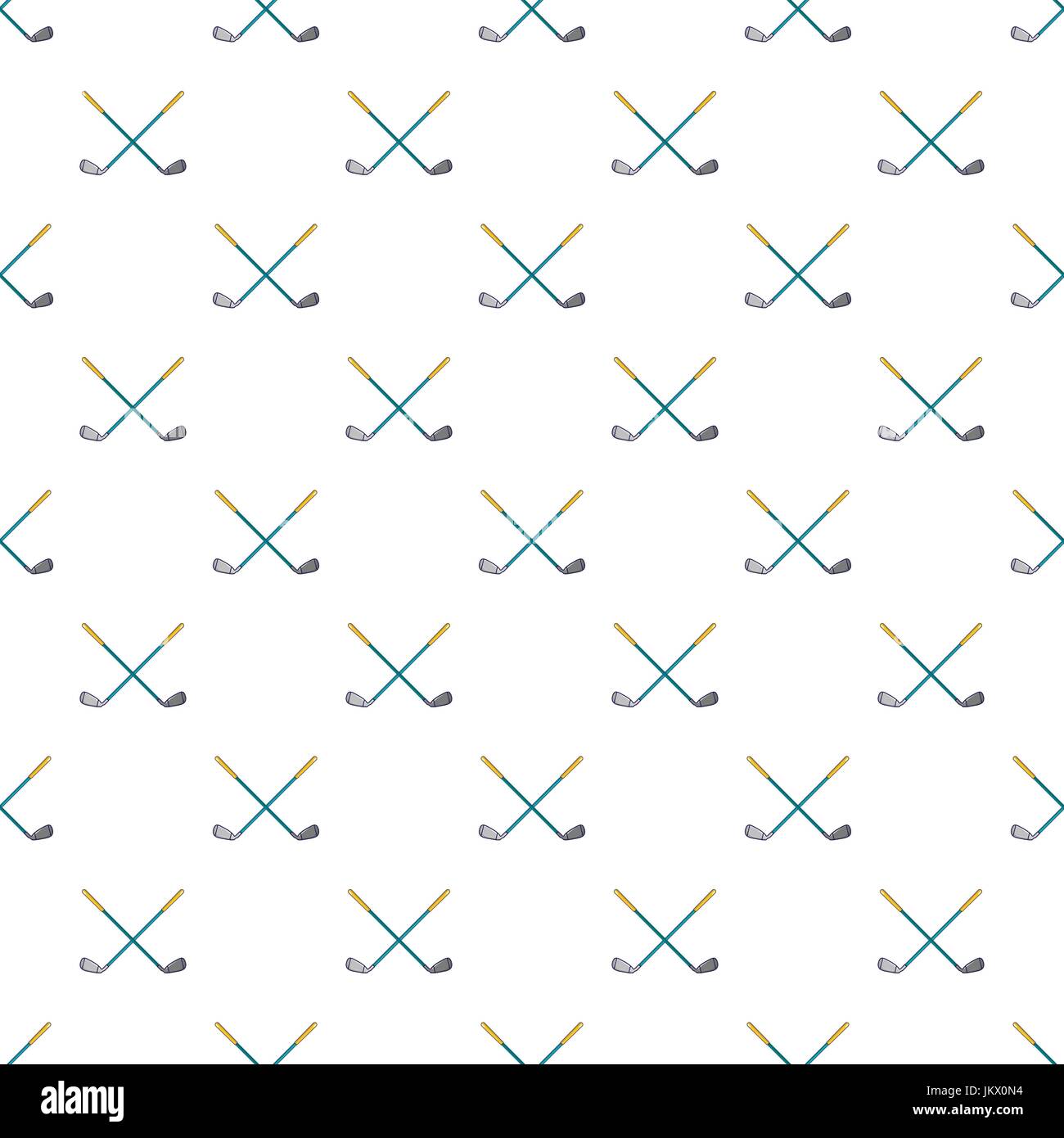 Crossed golf clubs pattern Stock Vector Image & Art - Alamy