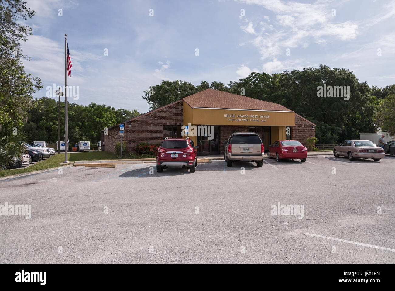 Fruitland Park, Florida Post Office Stock Photo Alamy