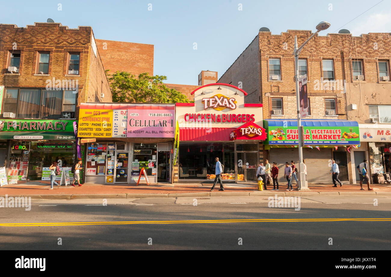Jamaica queens new york hi-res stock photography and images