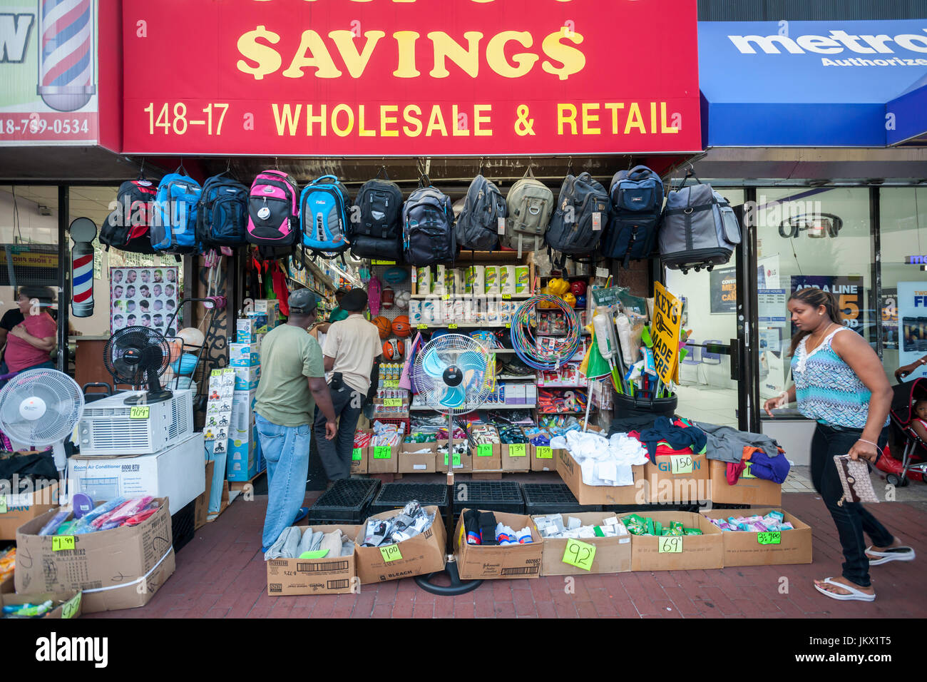 A Dollar Deals store in the Bushwick neighborhood of Brooklyn in New York  is seen on Sunday, August 5, 2018. (© Richard B. Levine Stock Photo - Alamy