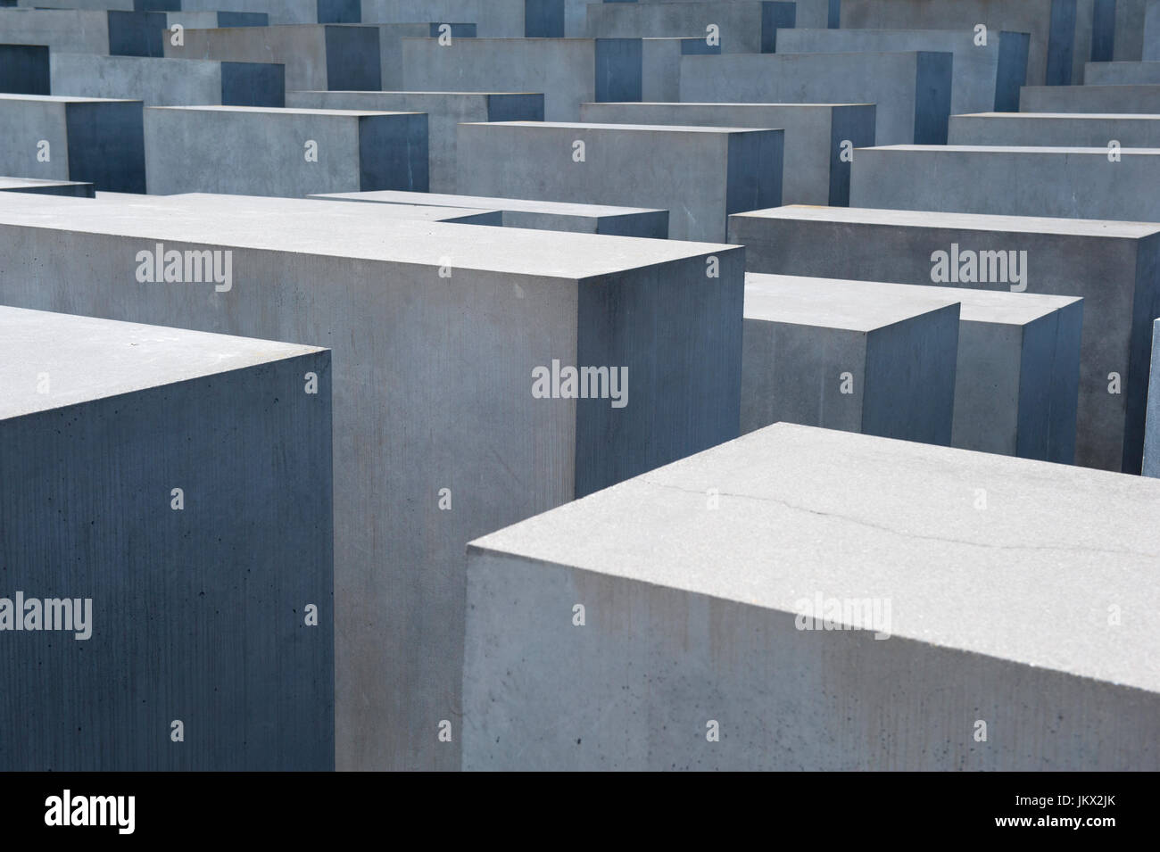Concrete plinths at The Memorial to the Murdered Jews of Europe, or The