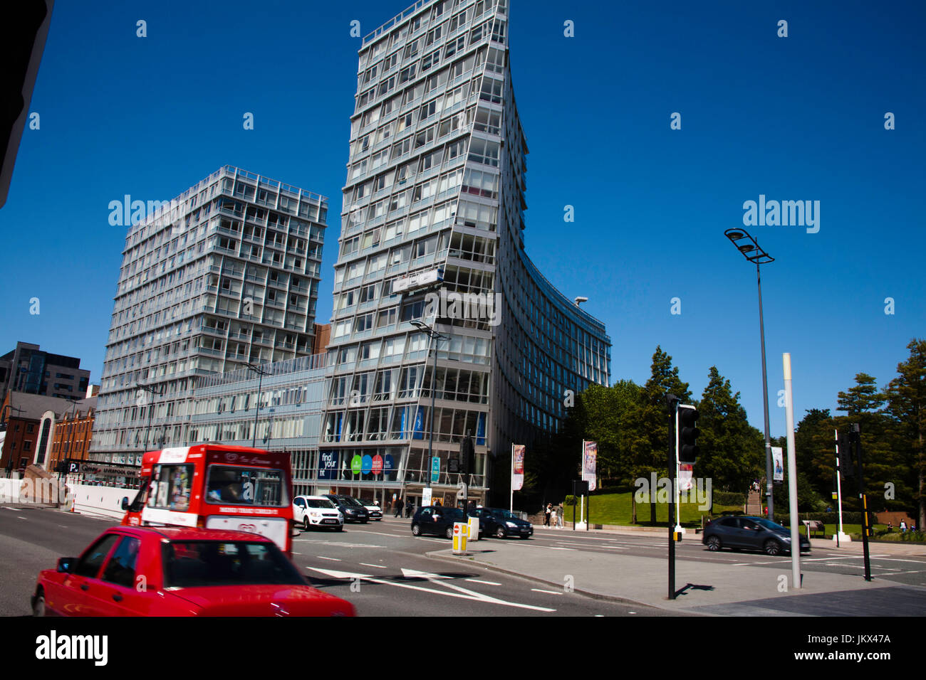 Modern Office building near Thomas St Liverpool One and opposite