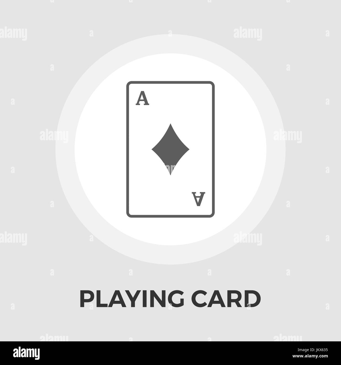 Casino Card Icon Template Vector Illustration Designplaying Card