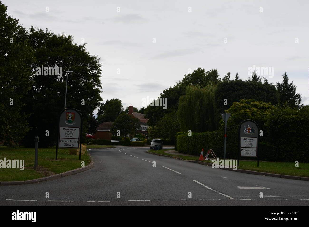 Weston Favell Village Northampton Stock Photo Alamy