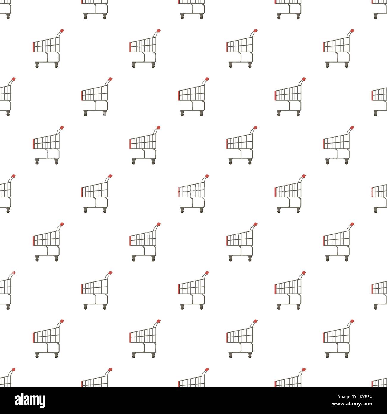 Shopping cart pattern Stock Vector Image & Art - Alamy