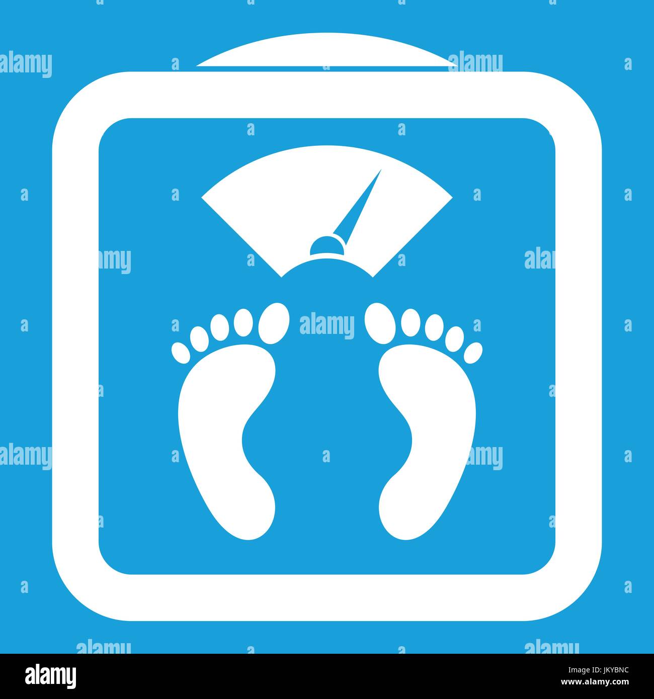 Floor scales icon white Stock Vector Image & Art - Alamy