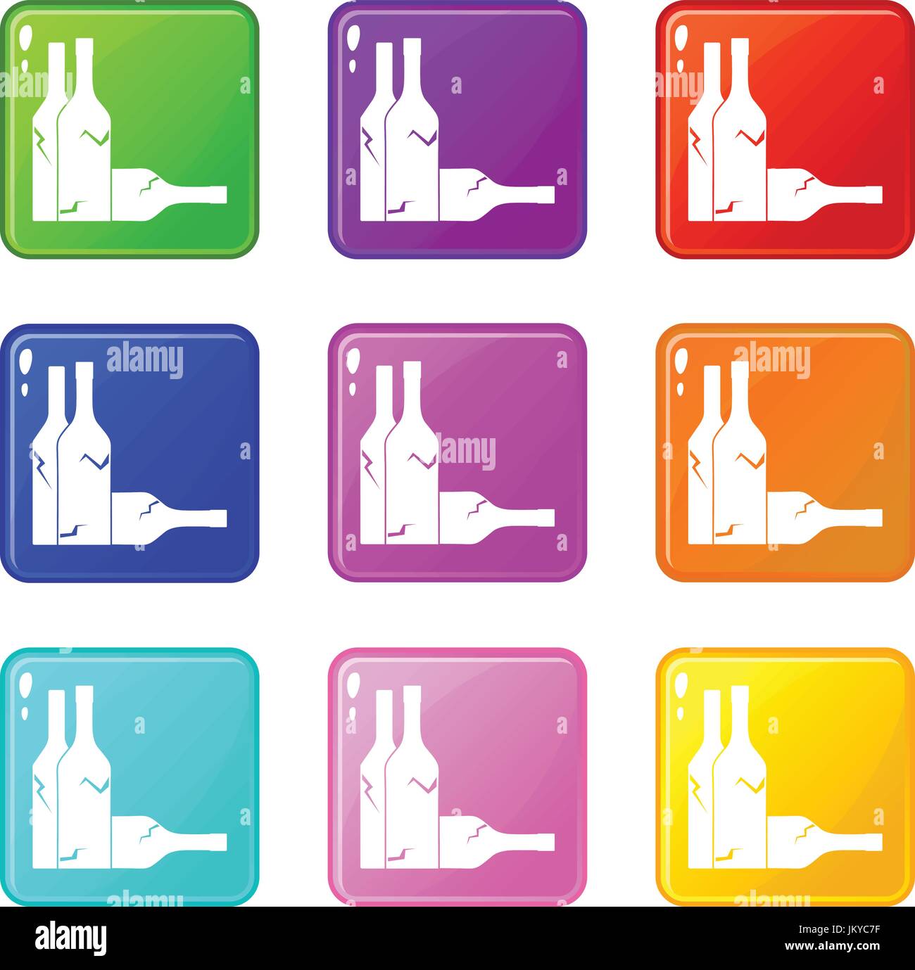 Bottles set 9 Stock Vector Image & Art - Alamy