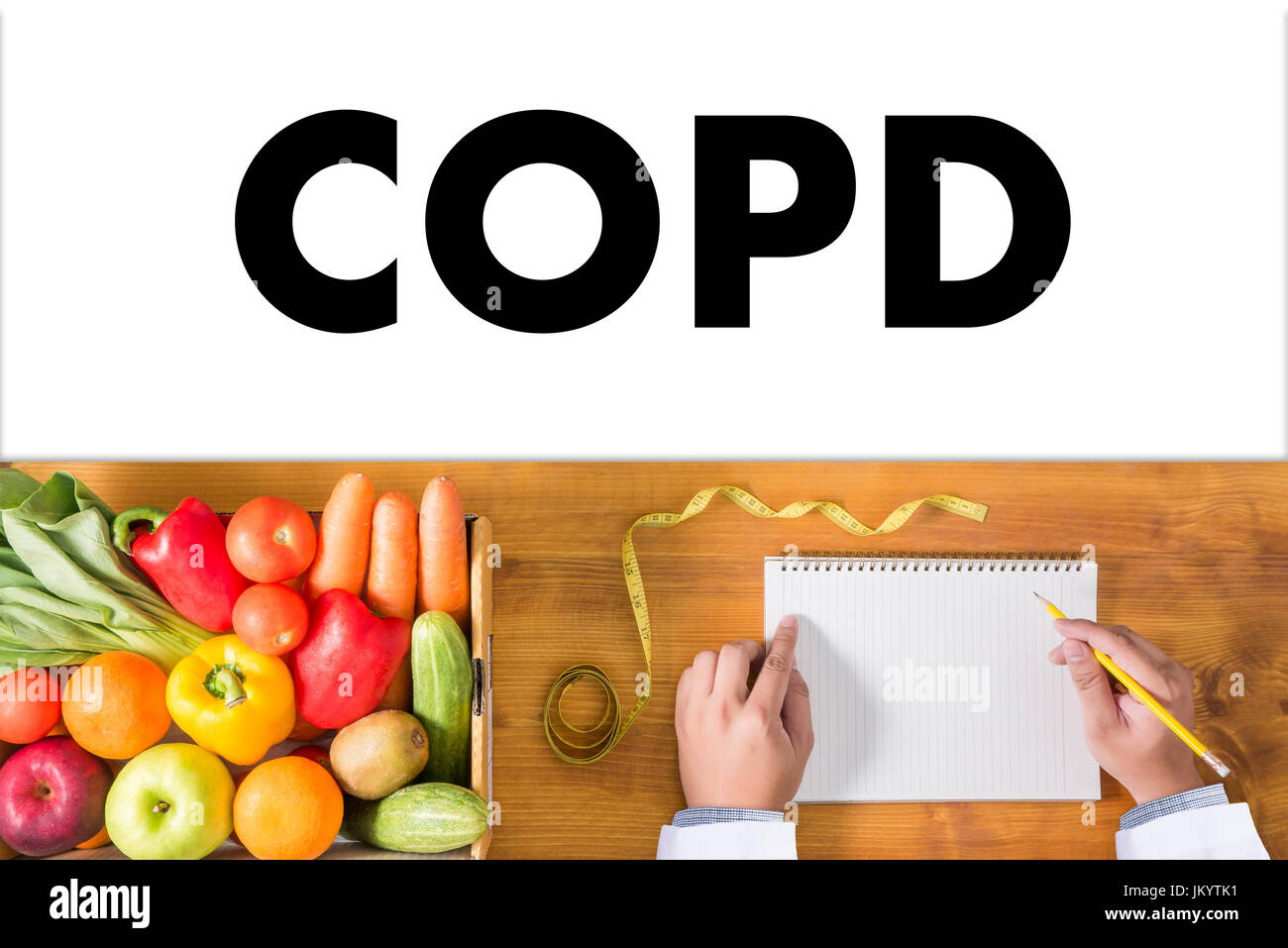 COPD Chronic obstructive pulmonary disease health medical concept Stock Photo