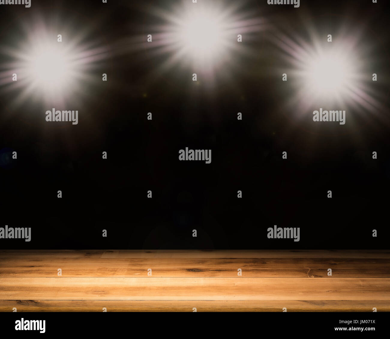 3d rendering blank stage with shining flash light Stock Photo Alamy