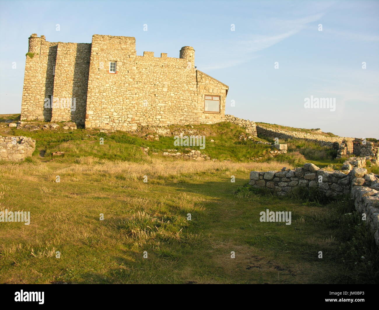 Lundy Island famous for wildlife and stunning scenery in the Bristol channel. Lundy is the old Norse for Puffin. Now run by the Landmark Trust. Stock Photo