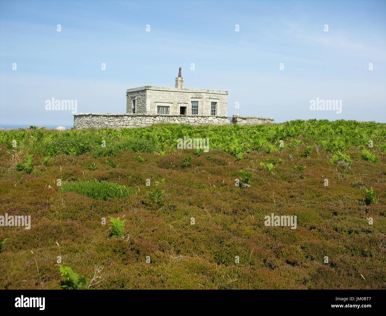 Lundy Island famous for wildlife and stunning scenery in the Bristol channel. Lundy is the old Norse for Puffin. Now run by the Landmark Trust. Stock Photo