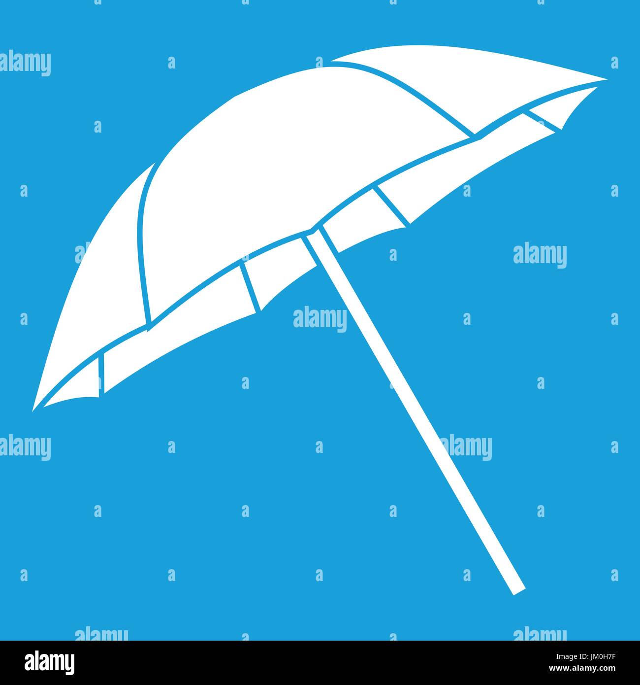 Umbrella icon white Stock Vector Image & Art - Alamy