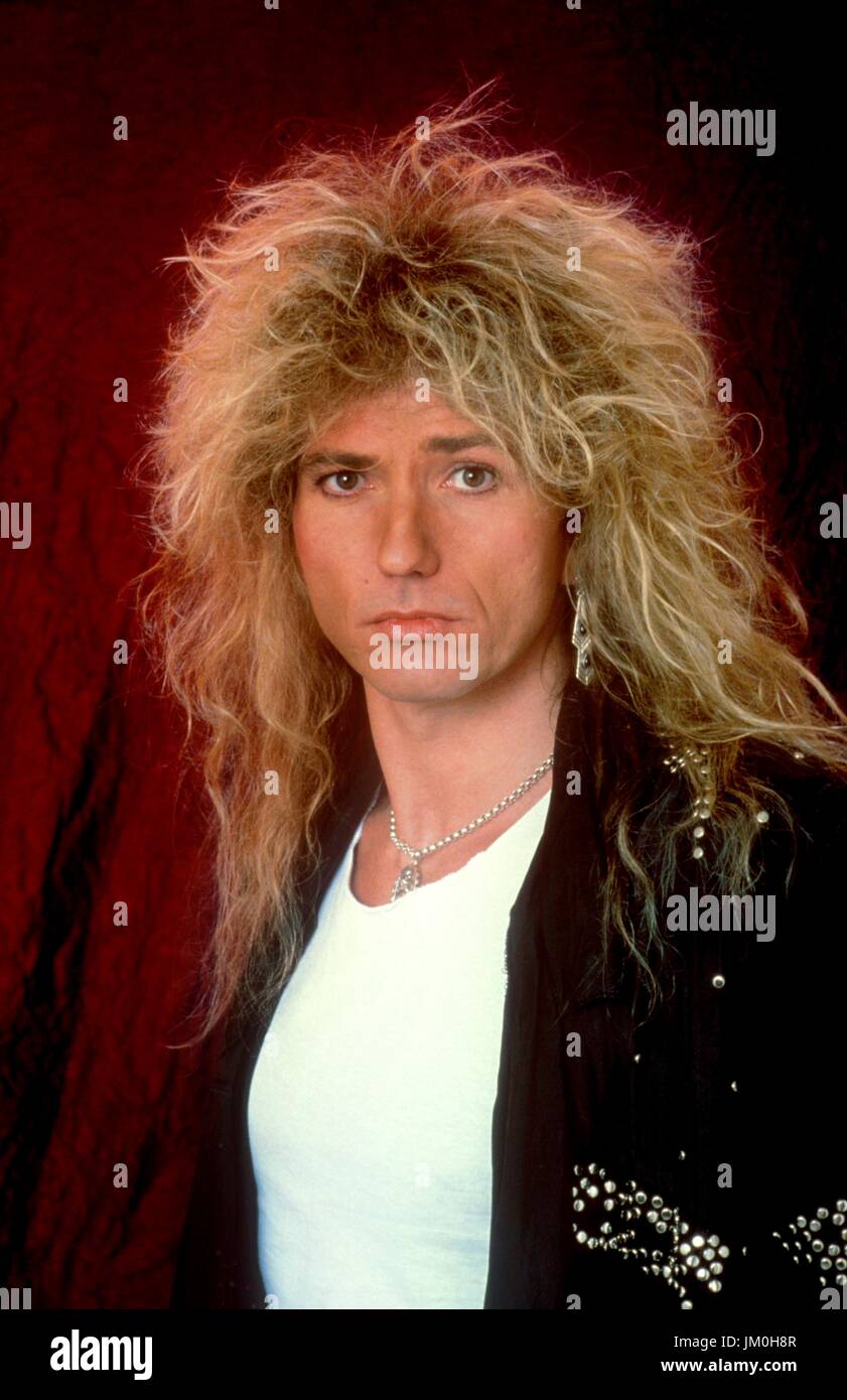 David Coverdale of Whitesnake photographed in March, 1987.  © Ross Marino / MediaPunch. Stock Photo
