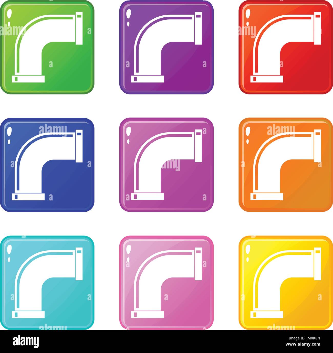 Water pipe set 9 Stock Vector Image & Art - Alamy
