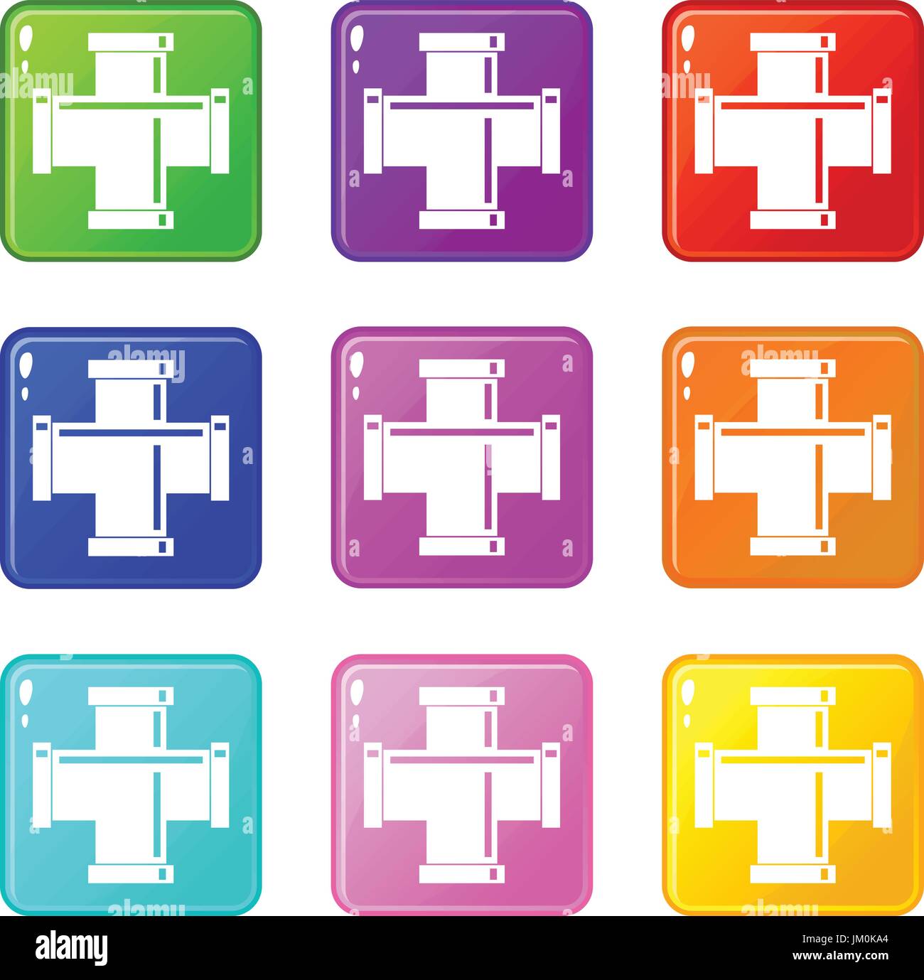 Steam fitting Stock Vector Images - Alamy