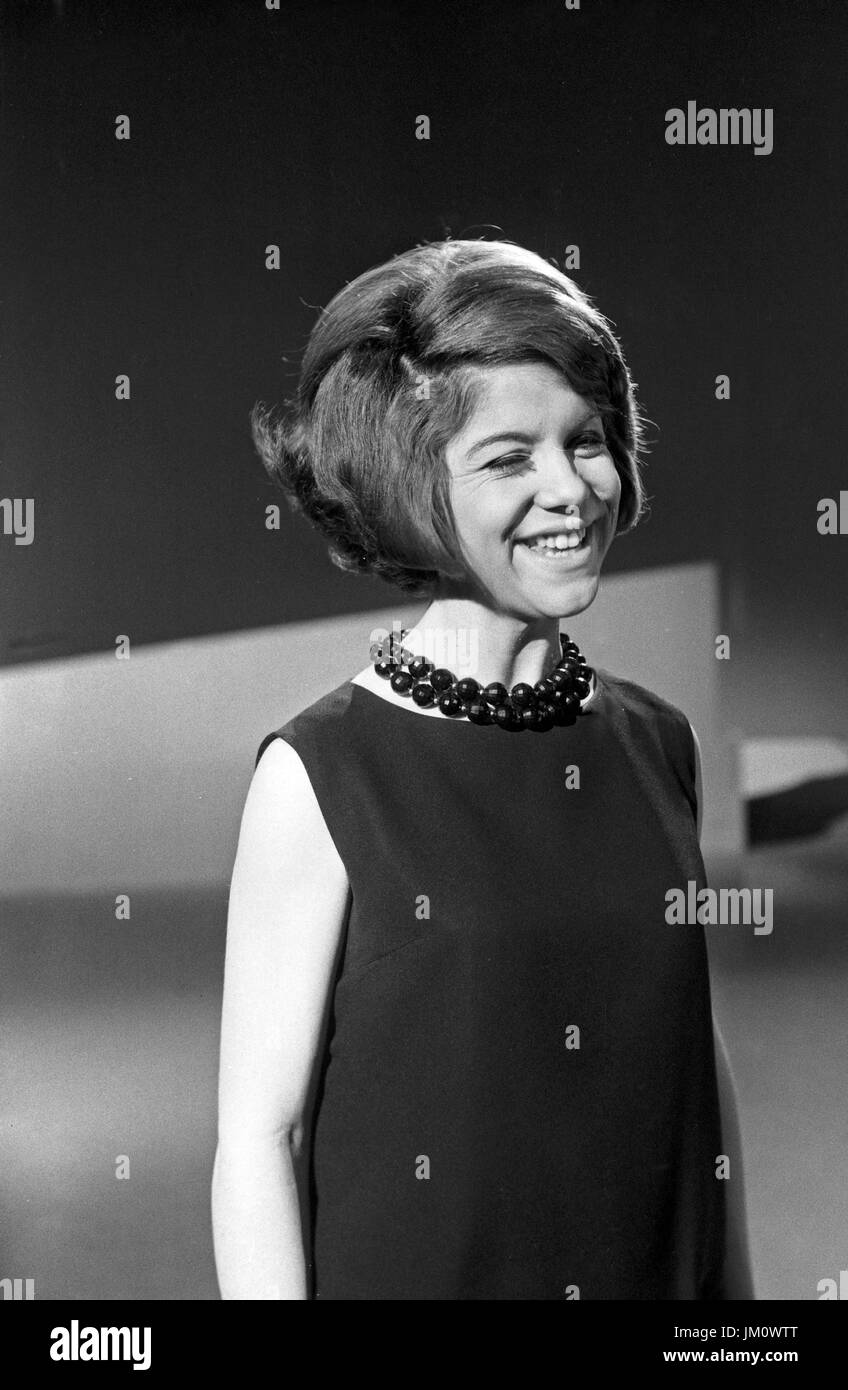 Musik aus Studio B, Musiksendung, Deutschland 1960er Jahre, Gaststar: Amerikanische Countrysängerin Jody Miller Stock Photo