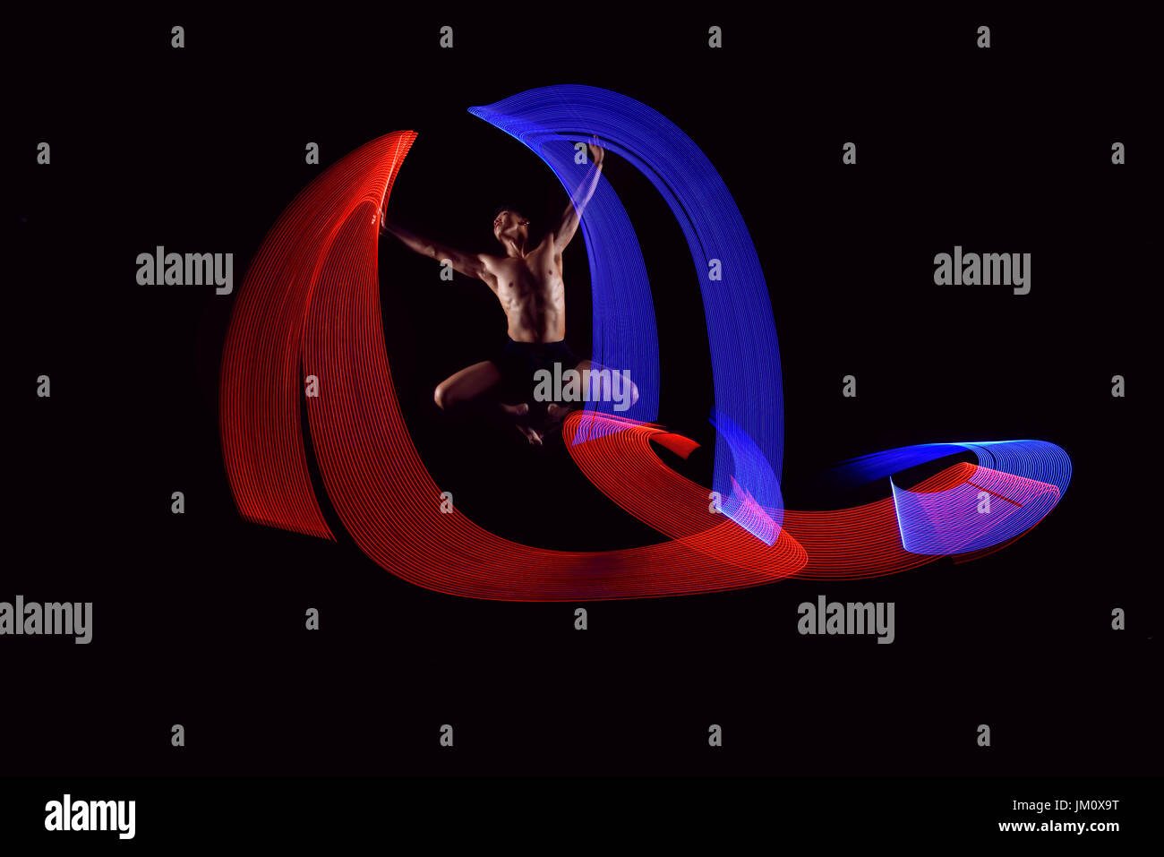 Studio black moving body art hi-res stock photography and images - Alamy